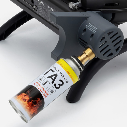 Гриль газовый O-GRILL 500MT красный, с термометром (в комплекте адаптер тип А)