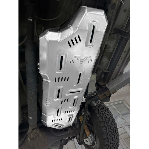 Защита Falcon топливного бака для Toyota Land Cruiser 150 4-го поколения (бензин, TX/VX), алюминий, 8 мм