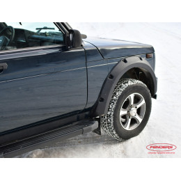 Расширители колёсных арок ВАЗ НИВА 4X4 URBAN 3D (передние 70 мм, задние 70 мм)