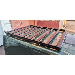 Багажник экспедиционный (платформа) алюминиевый РИФ 1600x2080 мм для ГАЗ Соболь NN (с крепежом)