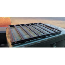 Багажник экспедиционный (платформа) алюминиевый РИФ 1600x2080 мм для ГАЗ Соболь NN (с крепежом)