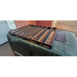 Багажник экспедиционный (платформа) алюминиевый РИФ 1600x2080 мм для ГАЗ Соболь NN (с крепежом)