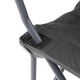 Кресло NISUS складное серое 150 кг.