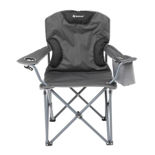 Кресло NISUS складное серое 150 кг.