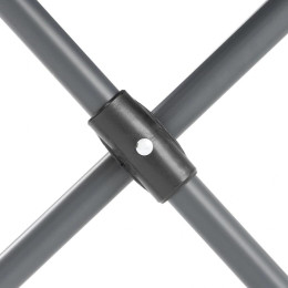 Кресло NISUS складное серое 150 кг.