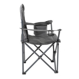 Кресло NISUS складное серое 150 кг.