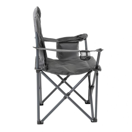 Кресло NISUS складное серое 150 кг.