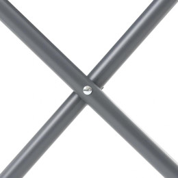 Кресло NISUS складное серое 150 кг.