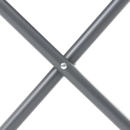 Кресло NISUS складное серое 150 кг.