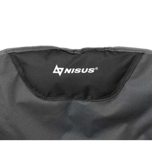 Кресло NISUS складное серое 150 кг.