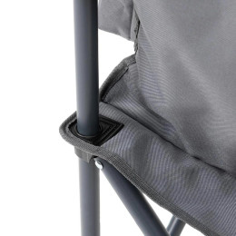 Кресло NISUS складное серое 150 кг.