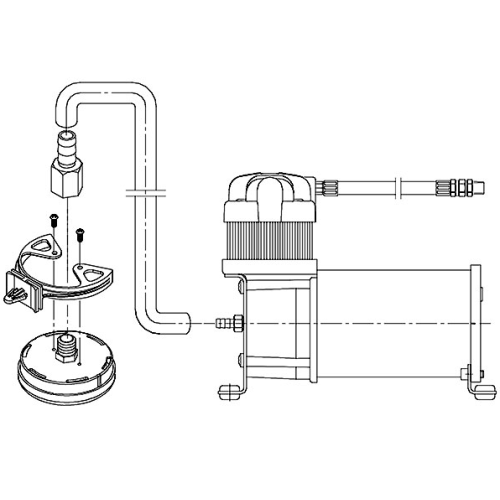 Корпус воздушного фильтра 1/4х3/8