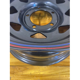 Диск усиленный УАЗ стальной черный 5x139,7 7xR16 d110 ET-19 (треугольник мелкий)