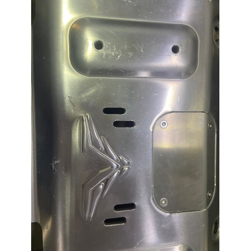 Защита Falcon радиатора, картера, РК, КПП для Toyota Land Cruiser Prado 150TX, бензин, алюминий, 8 мм (уценка)