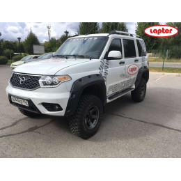 Расширители колёсных арок УАЗ Патриот NEW без накладок на бампер (2 бака)