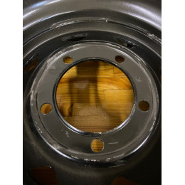 Диск усиленный УАЗ стальной черный 5x139,7 8xR15 d110 ET-19 (треугольник мелкий)