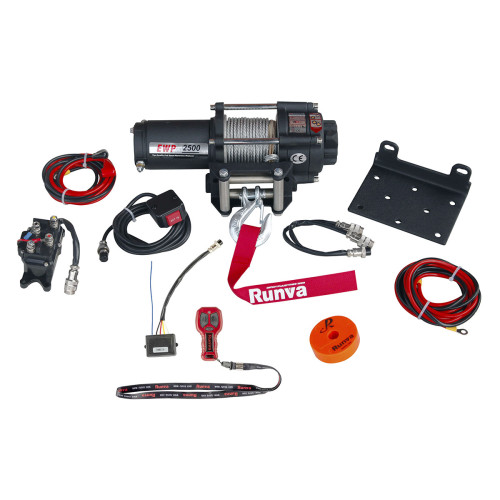 Лебёдка электрическая 12V Runva 2500A lbs 1140 кг