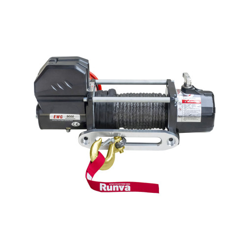 Лебёдка автомобильная электрическая 12V Magnum 9000 lbs 4200 кг (синтетический трос)