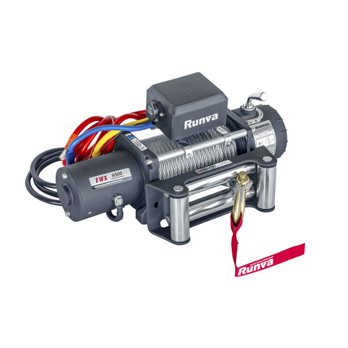 Лебёдка автомобильная электрическая 12V Runva  9500 lbs 4350 кг EWX9500S