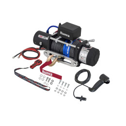 Лебёдка автомобильная электрическая 12V Runva 9500 lbs 4350 кг (синтетический трос)