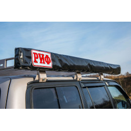 Маркиза автомобильная РИФ веерная, безопорная 2,3х2 м (правая)