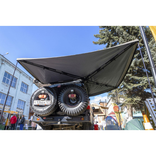 Маркиза автомобильная РИФ веерная, безопорная 2,3х2 м (правая)