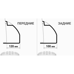 Расширители колёсных арок УАЗ Пикап NEW (без накладок на бампер) рестайлинг