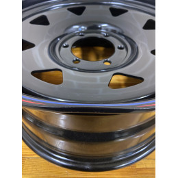 Диск усиленный стальной черный 6x139,7 8xR18 d110 ET+20 (треуг.)