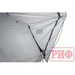 Палатка на крышу автомобиля РИФ Hard RT03-165, корпус белый, тент серый