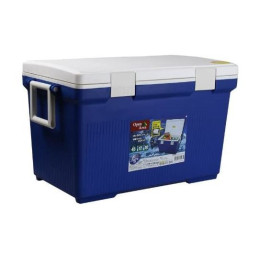 Термобокс IRIS Cooler Box CL-45, 45 литров, синий/белый