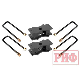 Комплект РИФ стремянок и проставок для лифта рессор на 60 мм Toyota Hilux 2004+, Nissan Navara D40, Mitsubishi L200 2015+, Toyota Tundra 2007+, Isuzu D-Max 2008+