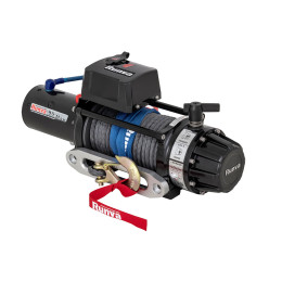 Лебёдка автомобильная электрическая 12V Runva 9500 lbs 4350 кг влагозащищенная, синтетический трос