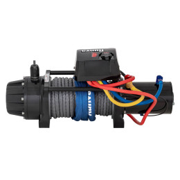 Лебёдка автомобильная электрическая 12V Runva 9500 lbs 4350 кг влагозащищенная, синтетический трос