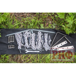 Маркиза автомобильная РИФ комбинированная (прямоугольная с веерной частью) 2,5 х2.5м (левая)