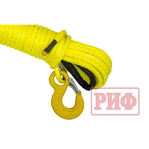 Трос для лебёдки синтетический РИФ 14 мм/22 м (готовый)