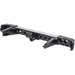 Бампер РИФ силовой задний УАЗ Патриот Пикап 2005+ с квадратом под фаркоп и фонарями стандарт