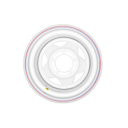 Диск усиленный УАЗ стальной белый 5x139,7 10xR15 d110 ET-44 (треугольник)