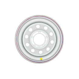Диск усиленный УАЗ стальной белый 5x139,7 8xR15 d110 ET-19