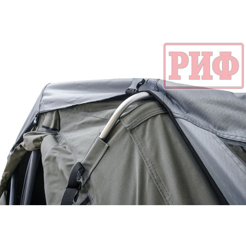 Палатка на крышу автомобиля РИФ Soft RT01-120, тент серый, 400 г, 120х120х30 см