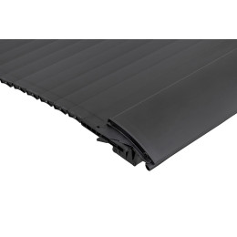 Крышка кузова РИФ для JAC T8, роллета раздвижная, алюминиевая, черная