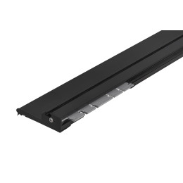 Крышка кузова РИФ для Dongfeng DF6, роллета раздвижная, алюминиевая, черная