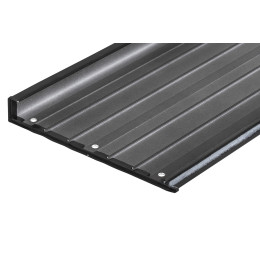 Крышка кузова РИФ для Dongfeng DF6, роллета раздвижная, алюминиевая, черная