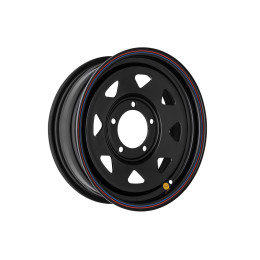 Диск усиленный Suzuki Jimny стальной черный 5x139,7 5,5xR16 d108,1 ET+5 (треуг. мелкий)