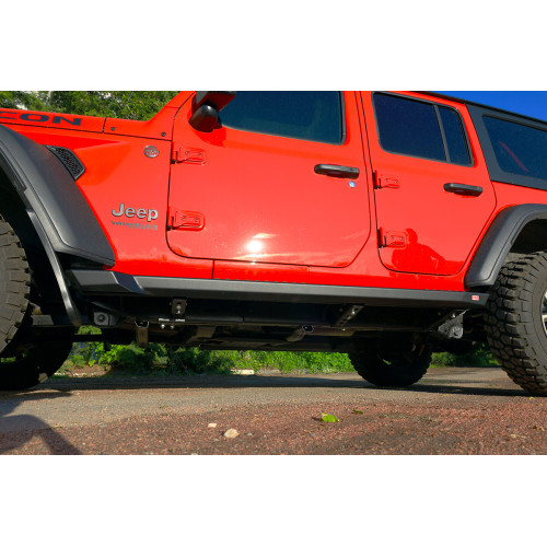 Пороги РИФ силовые Jeep Wrangler JL 2018+  (4 дв.)