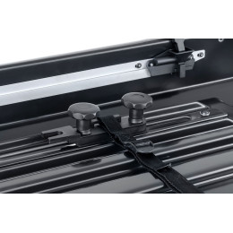 Бокс автомобильный на крышу Pentair RESORT 290 л черный глянец, двусторонний