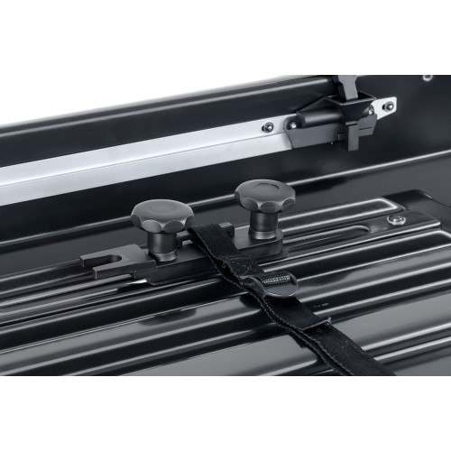 Бокс автомобильный на крышу Pentair RESORT 290 л черный глянец, двусторонний