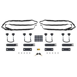 Бокс автомобильный на крышу Pentair RESORT 290 л черный глянец, двусторонний