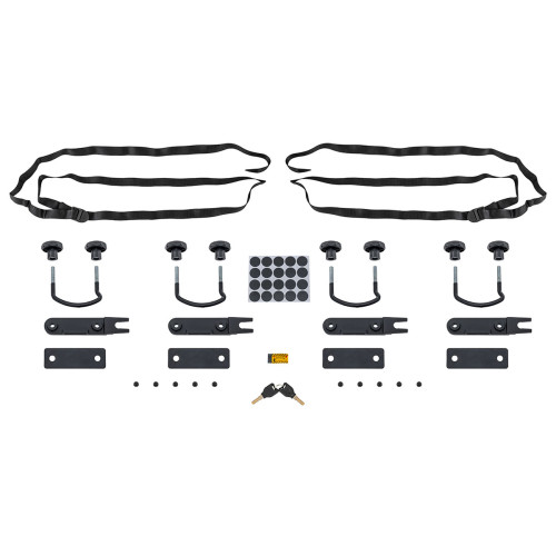 Бокс автомобильный на крышу Pentair RESORT 290 л черный глянец, двусторонний