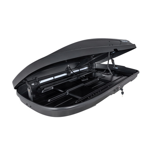 Бокс автомобильный на крышу Pentair RESORT 290 л черный глянец, двусторонний