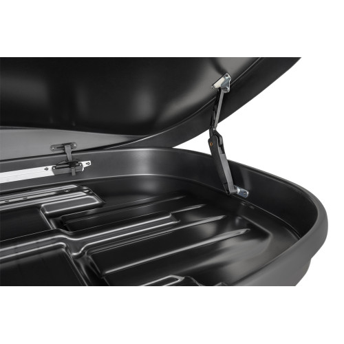 Бокс автомобильный на крышу Pentair RESORT 290 л черный глянец, двусторонний